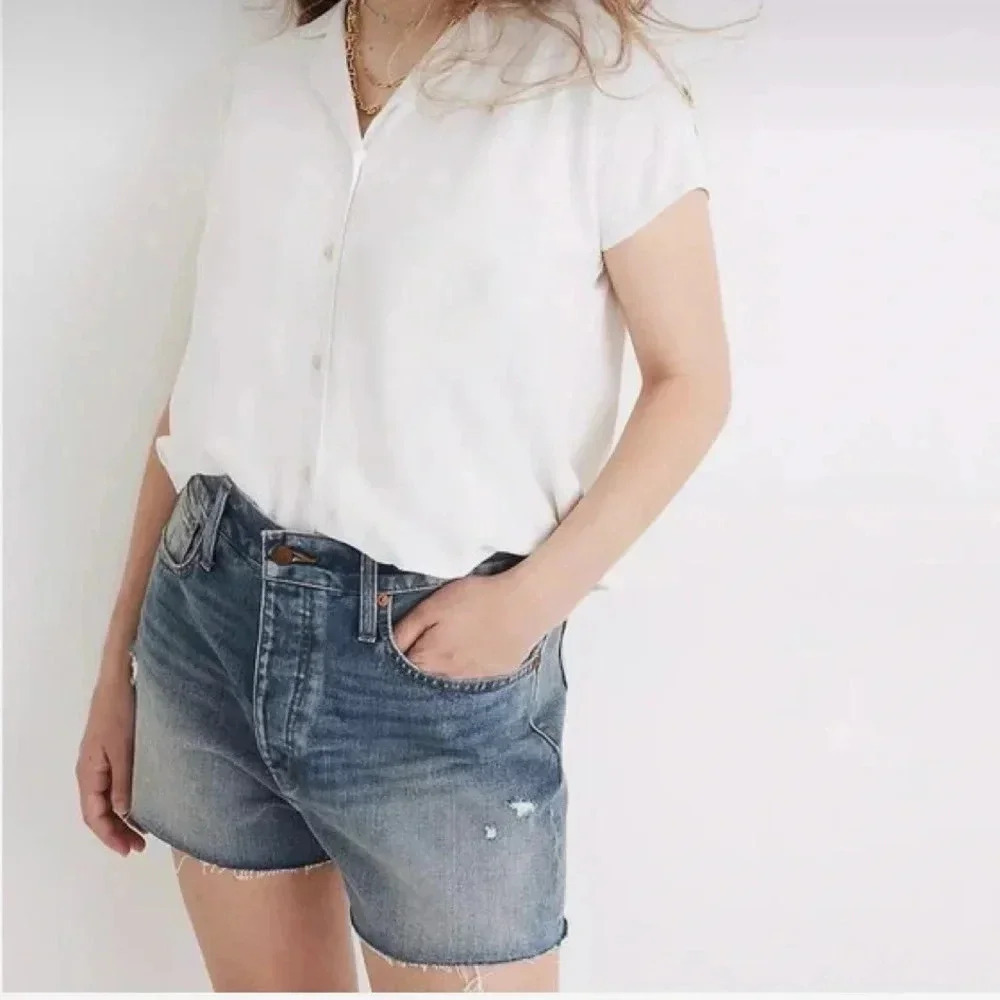 Madewell Womens Dad Shorts size 30